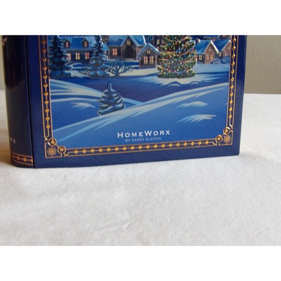 HOMEWORX by Harry Slatkin "Winter Wonderland" Book Tin set of 5 Scented Candles - Picture 5 of 16